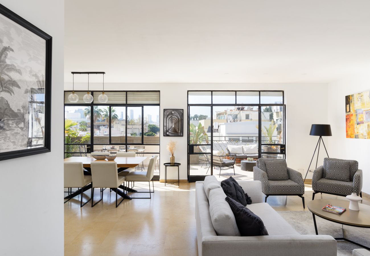 Appartement à Tel Aviv - Jaffa - MAMAD Amazing Duplex Penthouse with 2 Terraces by FeelHome