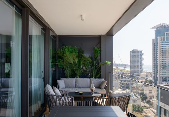 Appartement à Tel Aviv - Jaffa - MAMAD Luxury 2BR with Terrace & Sea View by FeelHome Appartement à Tel Aviv - Jaffa - MAMAD Luxury 2BR with Terrace & Sea View by FeelHome