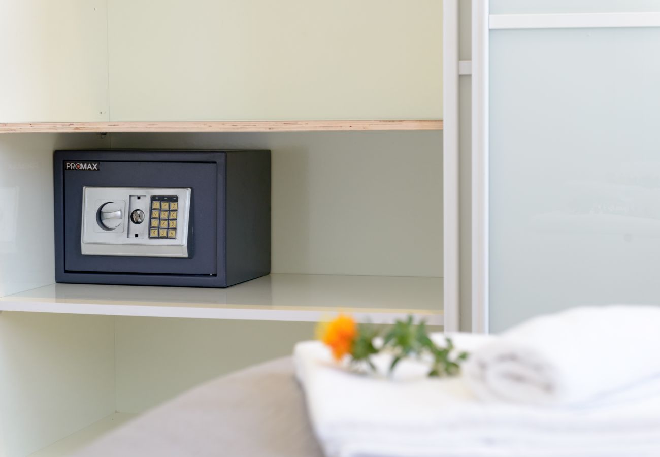 Safe in the bedroom in Tel Aviv apartment  Safe in the bedroom for valuable things