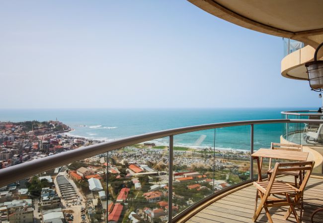  in Tel Aviv - Jaffa - NEW! Sea & City View w/ Pool, Gym, Parking!
