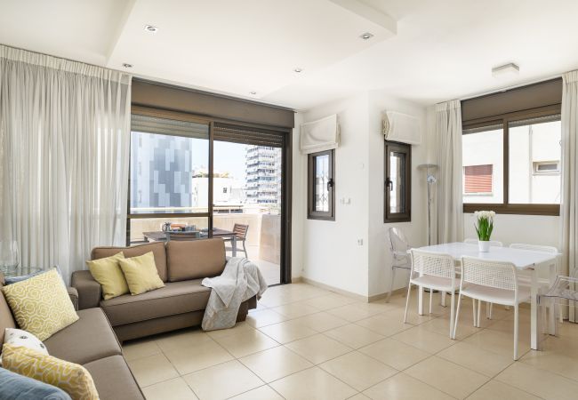  in Tel Aviv - Jaffa - Airy & Bright w/Balcony Parking steps from Beach by FeelHome